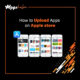 How to upload app on apple store