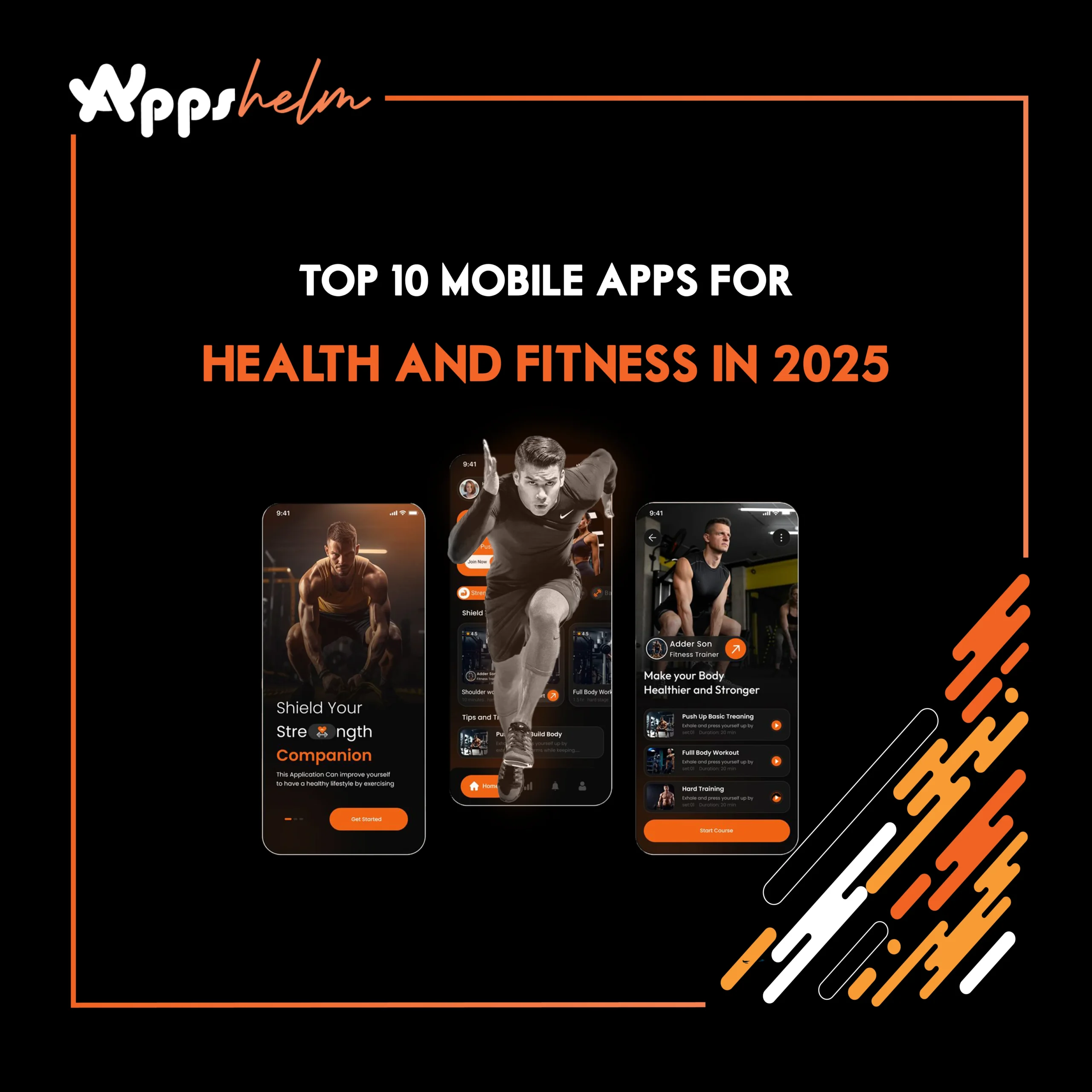 Top 10 health and fitness mobile apps comparison 2025 featuring Nike Training Club MyFitnessPal Headspace Calm Strava Google Fit Sleep Cycle workout diet meditation tracking