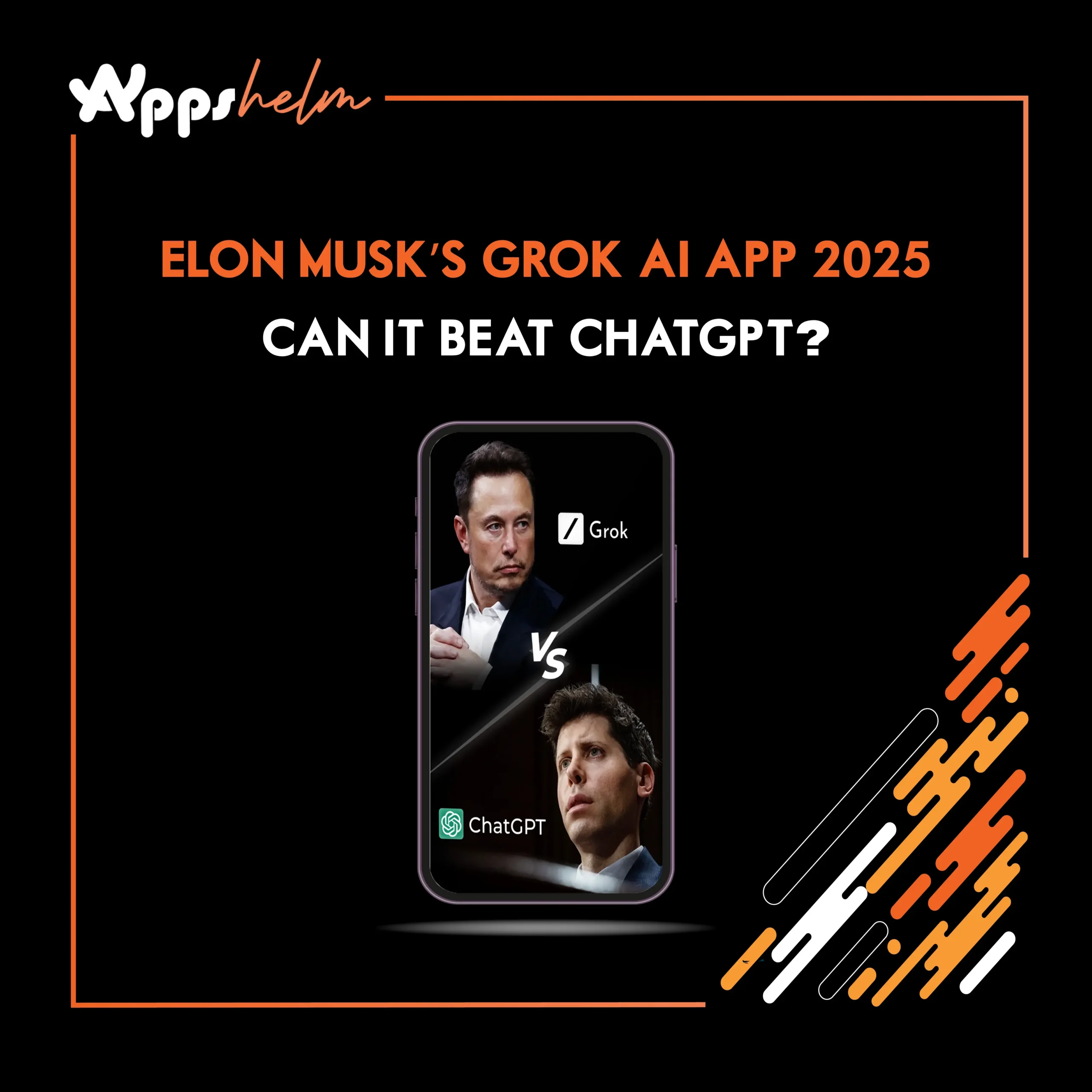 Elon Musk Grok AI App 2025 comparison with ChatGPT – best AI apps USA