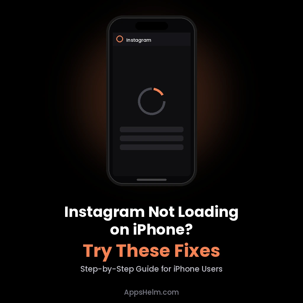 Instagram not loading on iPhone